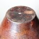 Large decorative metal vase/potiche in a minimalist vintage design