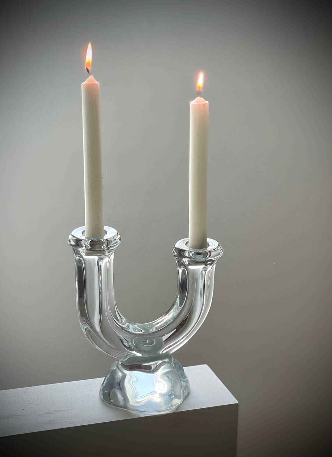 Crystal candle holder 1950.