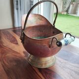 Copper coal bucket copper vase