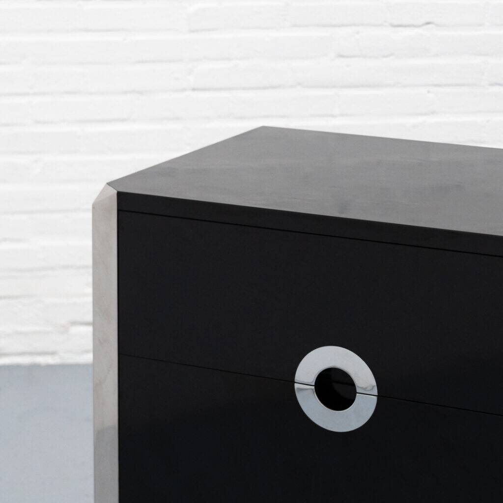 Italian Alveo Sideboard by Willy Rizzo 1970s