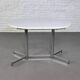 Table de repas ovale et extensible des années 50 chrome et formica