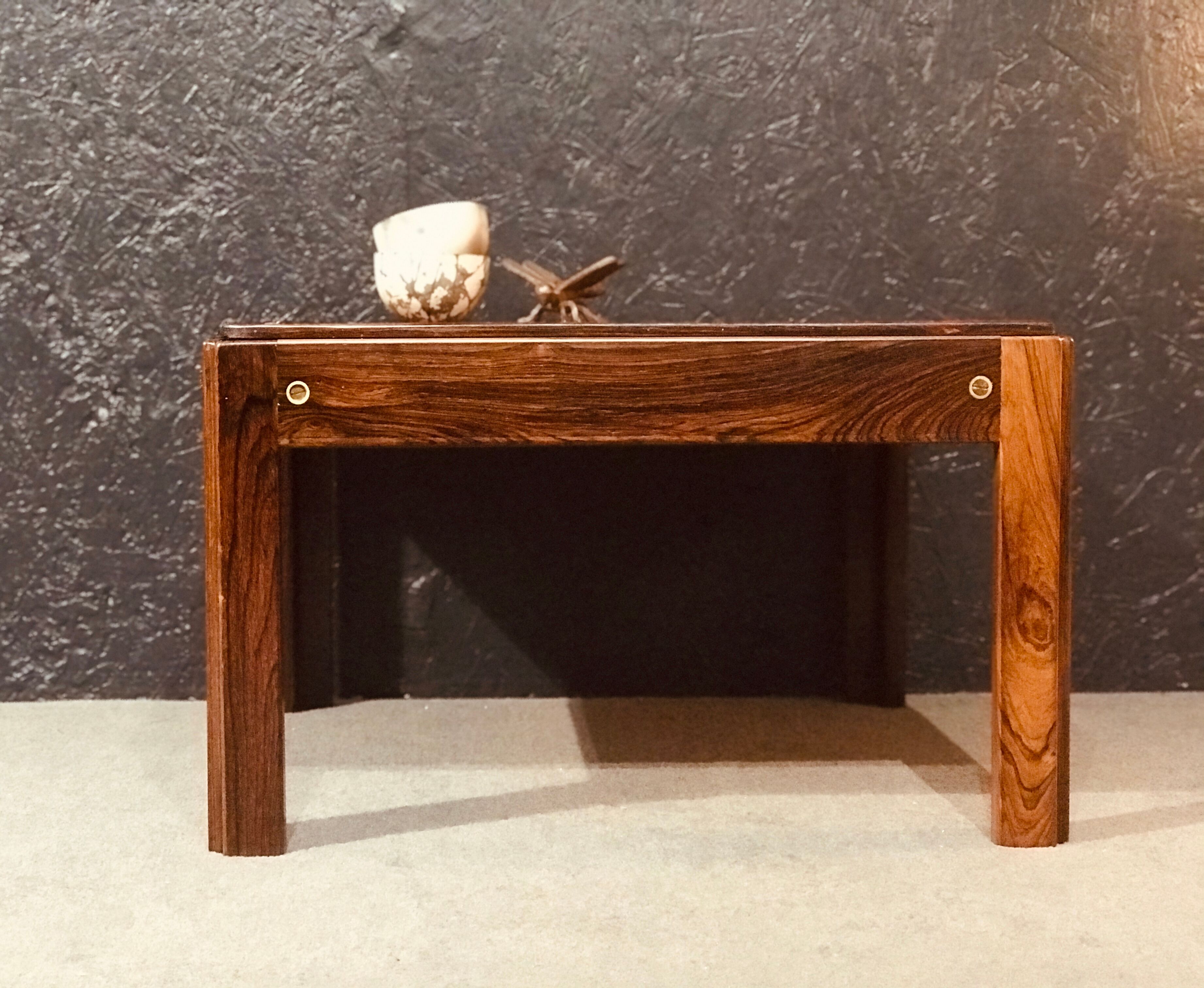 Small Mid-Century Danish Rosewood Coffee Table, 1960s
