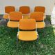 Serie of 6 chairs by Giancarlo Piretti for Castelli