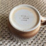 Set of 4 stoneware cups