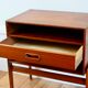 Scandinavian bedside table teak Arne Vodder 1960