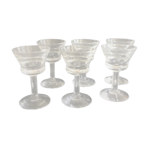 Set de 6 verres à pied apéritif