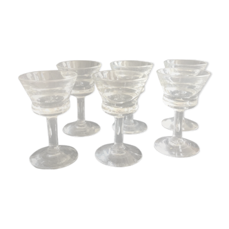 Set de 6 verres à pied apéritif