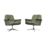 Set of 2 Sedia Swivel Chair  by Horst Brüning for Cor, 1960s – Grey Leather