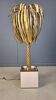 Brass palm tree floor lamp by Maison Jansen, 1970s