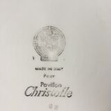Set of 6 plates of presentation Pavilion Christofle