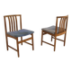 Set de 2 chaises scandinave en chêne, Suède, 1960