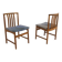 Set de 2 chaises scandinave en chêne, Suède, 1960