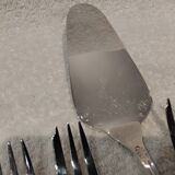 Frionnet rocaille silver metal cake forks 12 cake forks