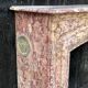 Louis XIV Style Fireplace In Purplish Brocatelle Marble Circa 1880