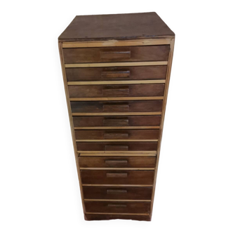 11-drawer cabinet