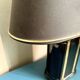 Vintage black & gold ceramic table lamp