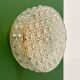 Vintage square glass globe wall/ceiling light (PLAF01)