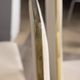 Set of 6 Vintage 1970s Chairs in Gold-Plated Brass, Designed by Renato Zevi