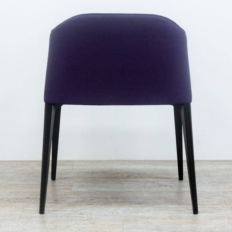 Pedrali brand Laja chair in purple fabric