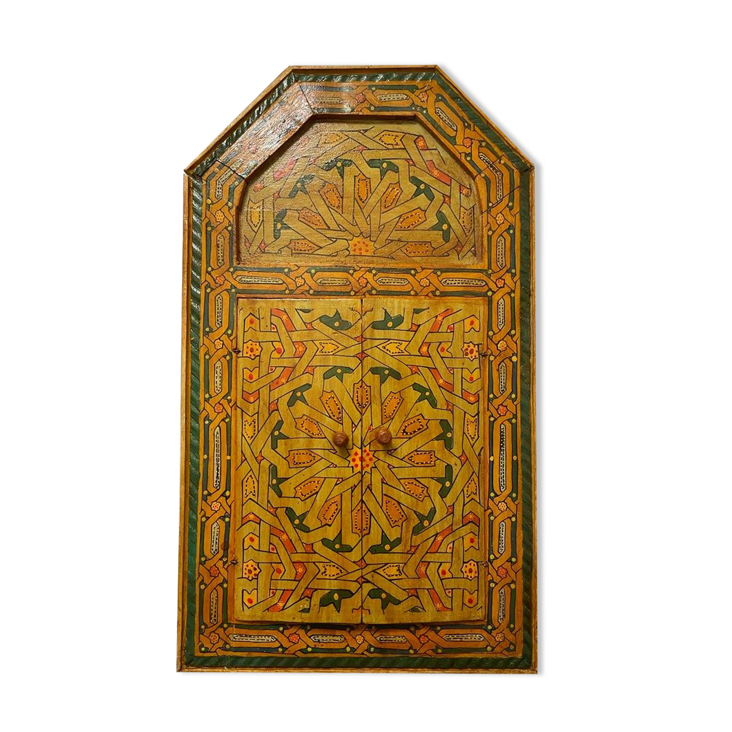 Moroccan mirror Xxeme hand painted