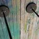 Pair of industrial arm wall lights, 60 years