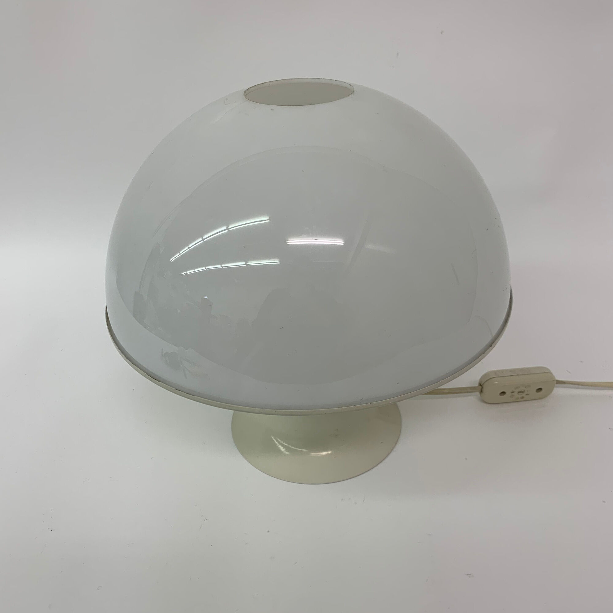 Mid-century design mushroom table lamp Dijkstra holland , 1970's
