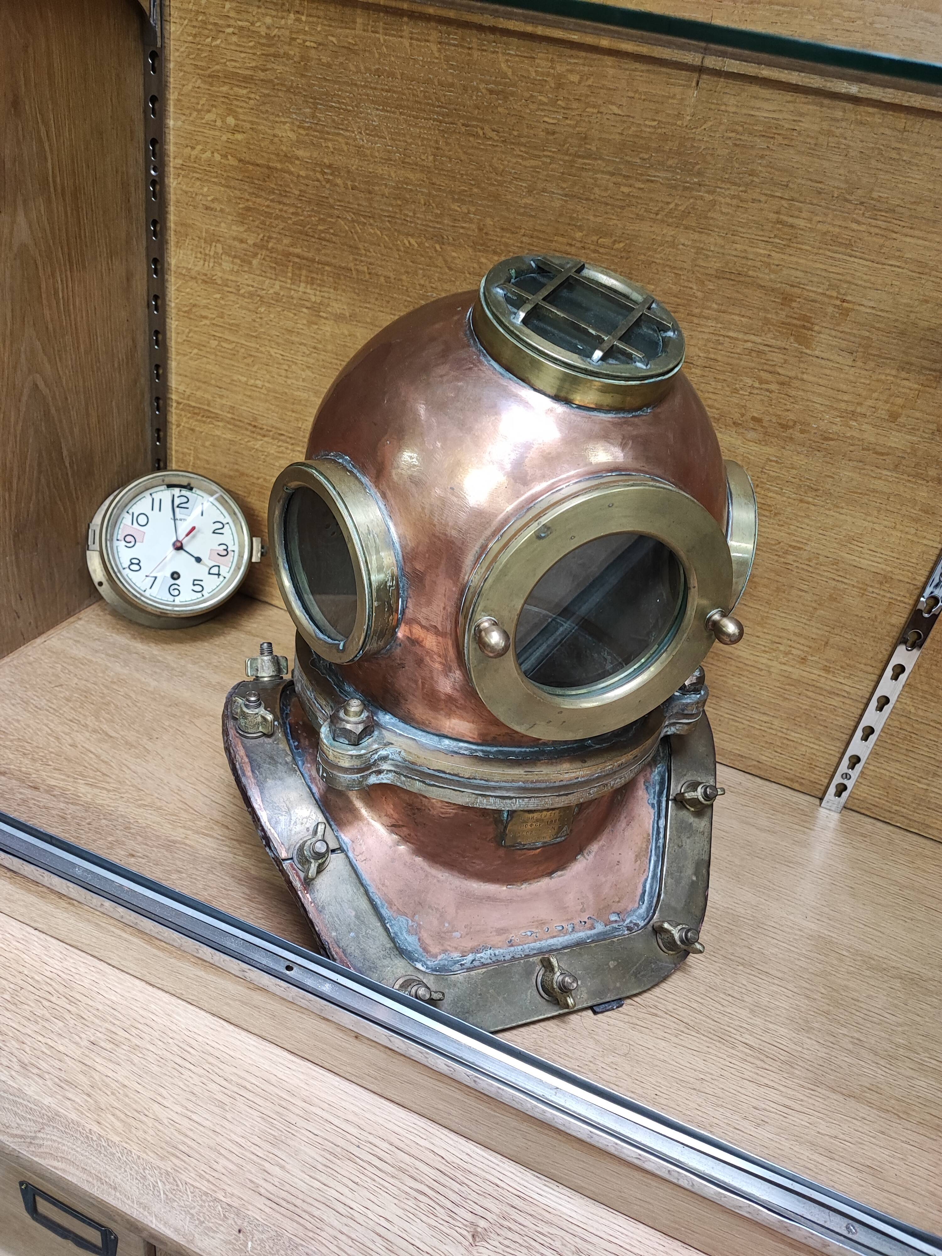 Old Russian diver's helmet
