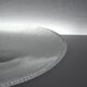 Glass dish Trigona for Holmegaard, Denmark 1980s