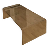Glass coffee table