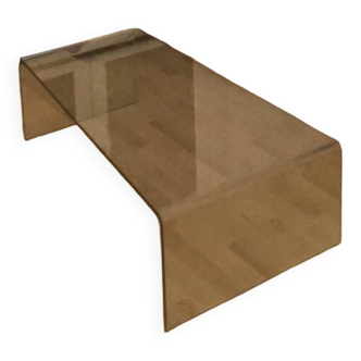 Glass coffee table