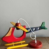 Wooden helicopter suspension