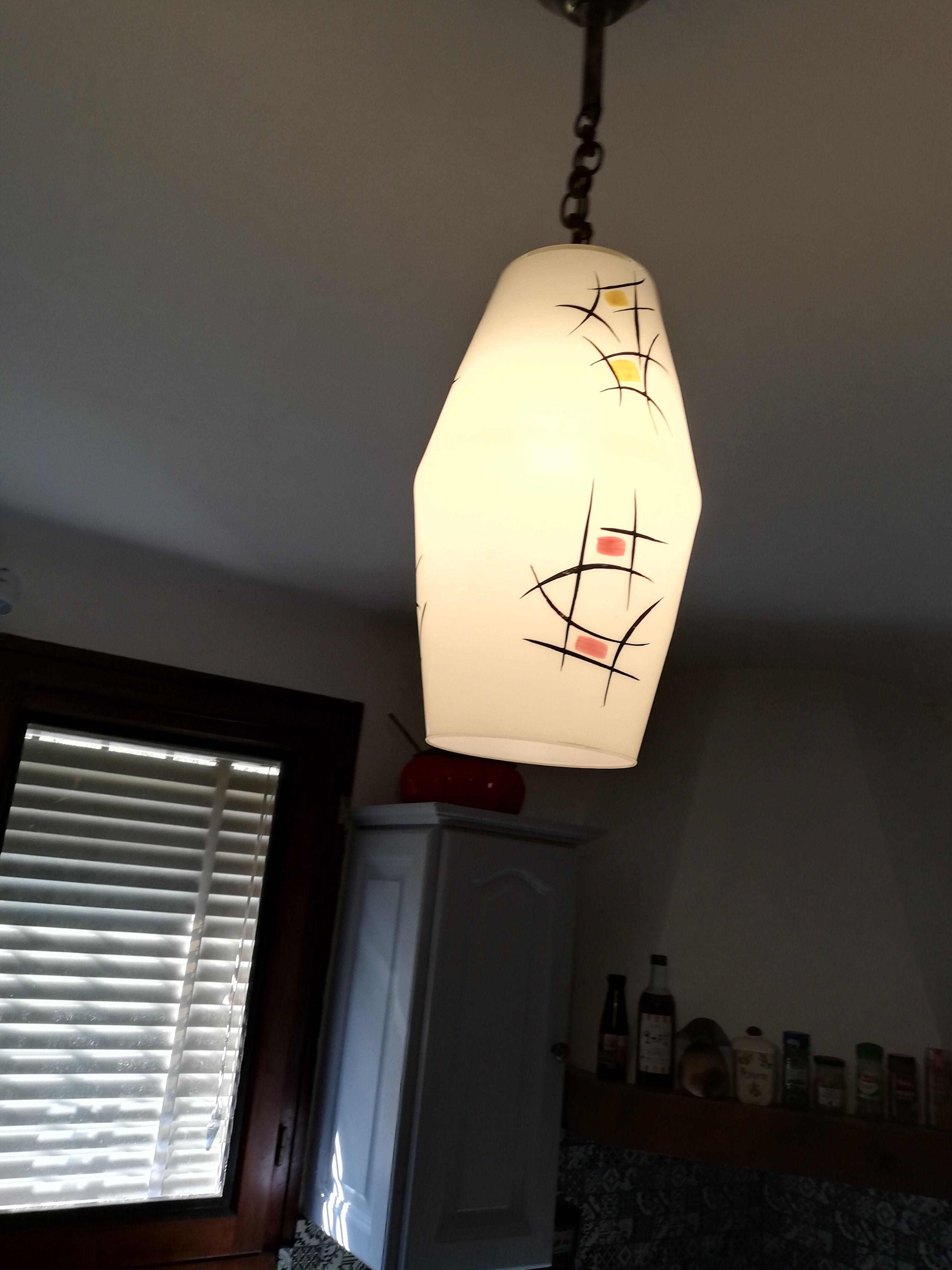 hanging lamp colorful Zen patterns 60