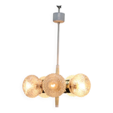 1970s Glass Chandelier by Instala Decin, Czechoslovakia