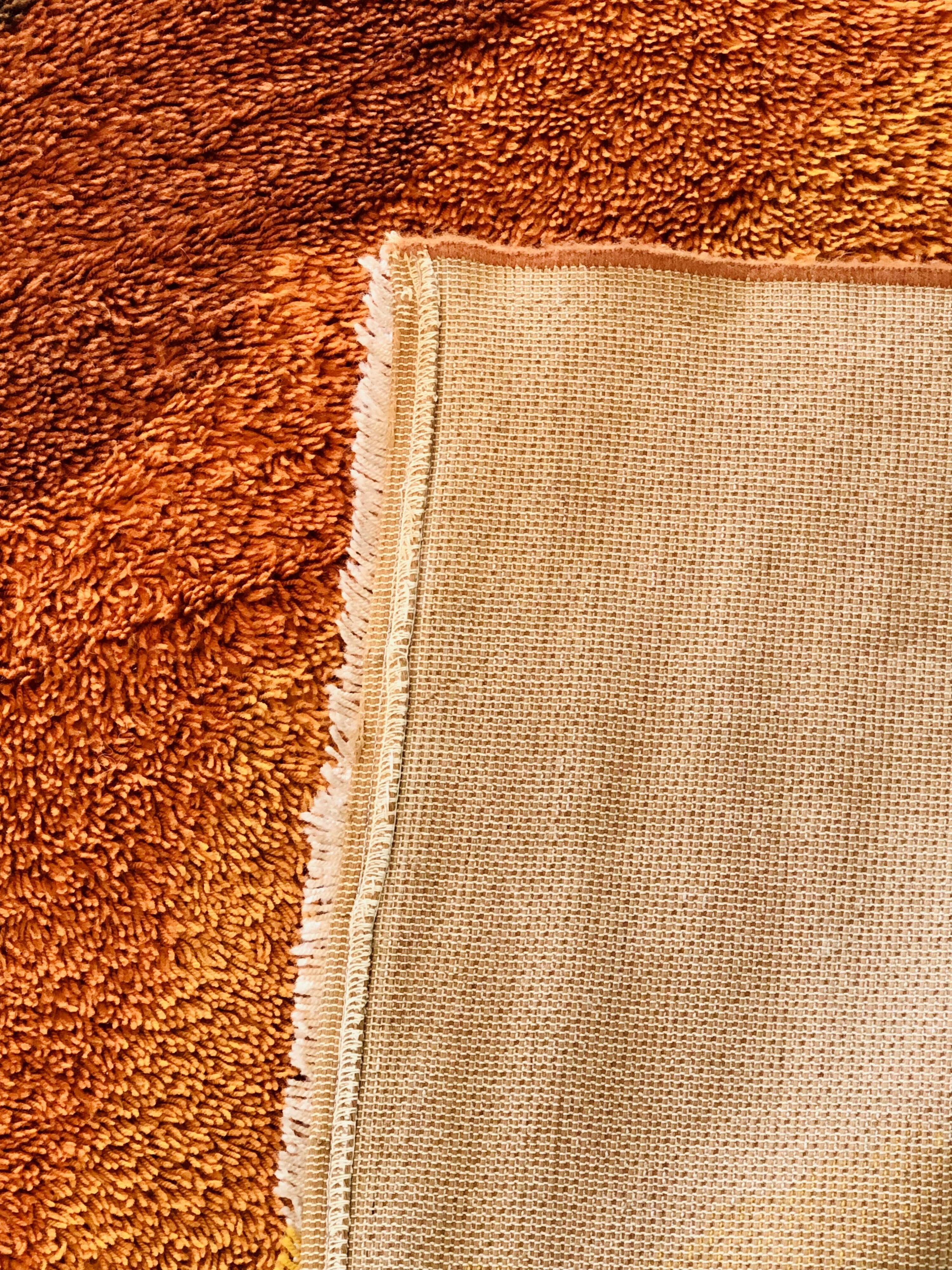 Vintage wool rugs , Italy 70s