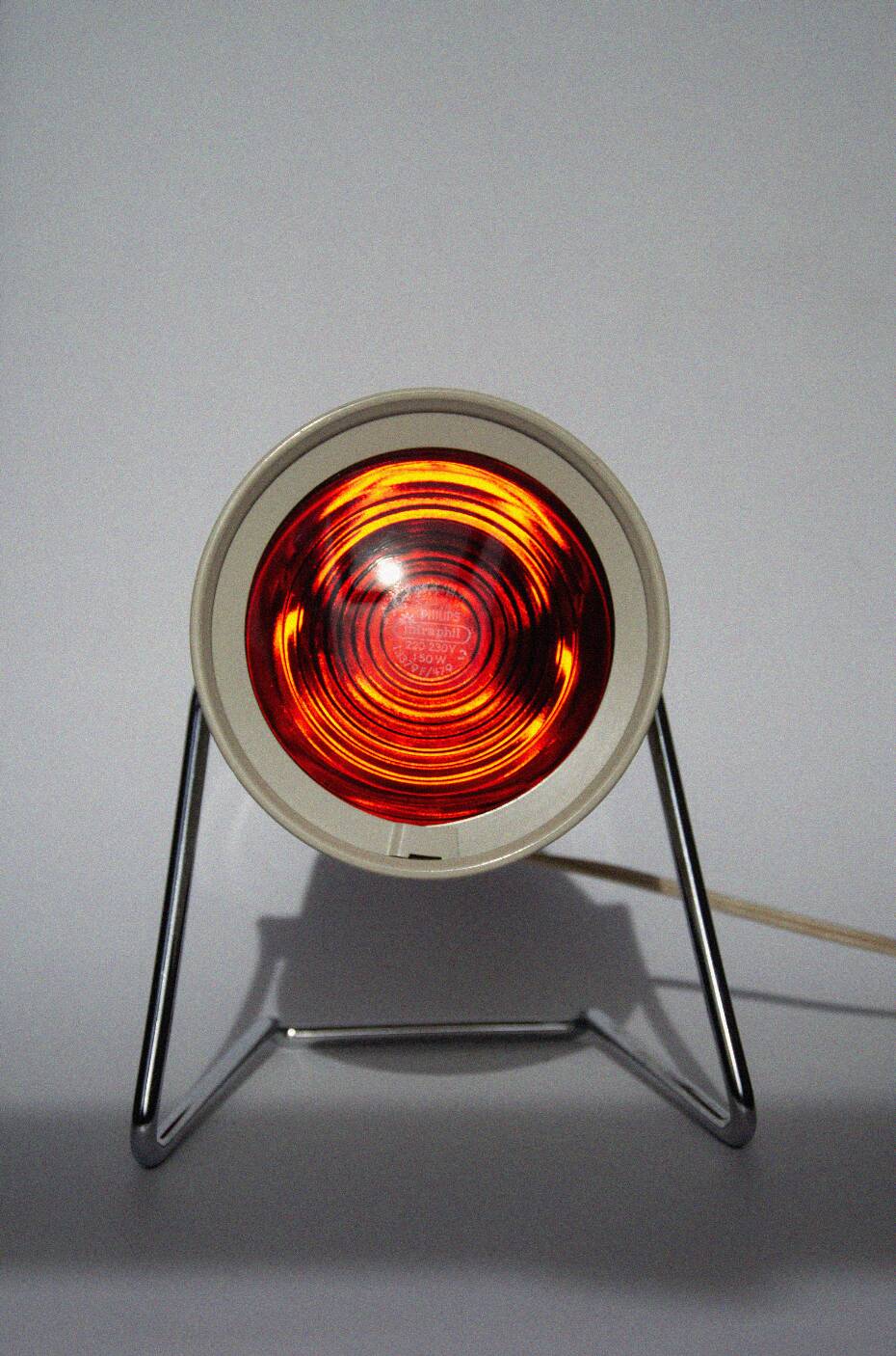 Infrared lamp Infraphil designed by Charlotte Perriand for Philips.