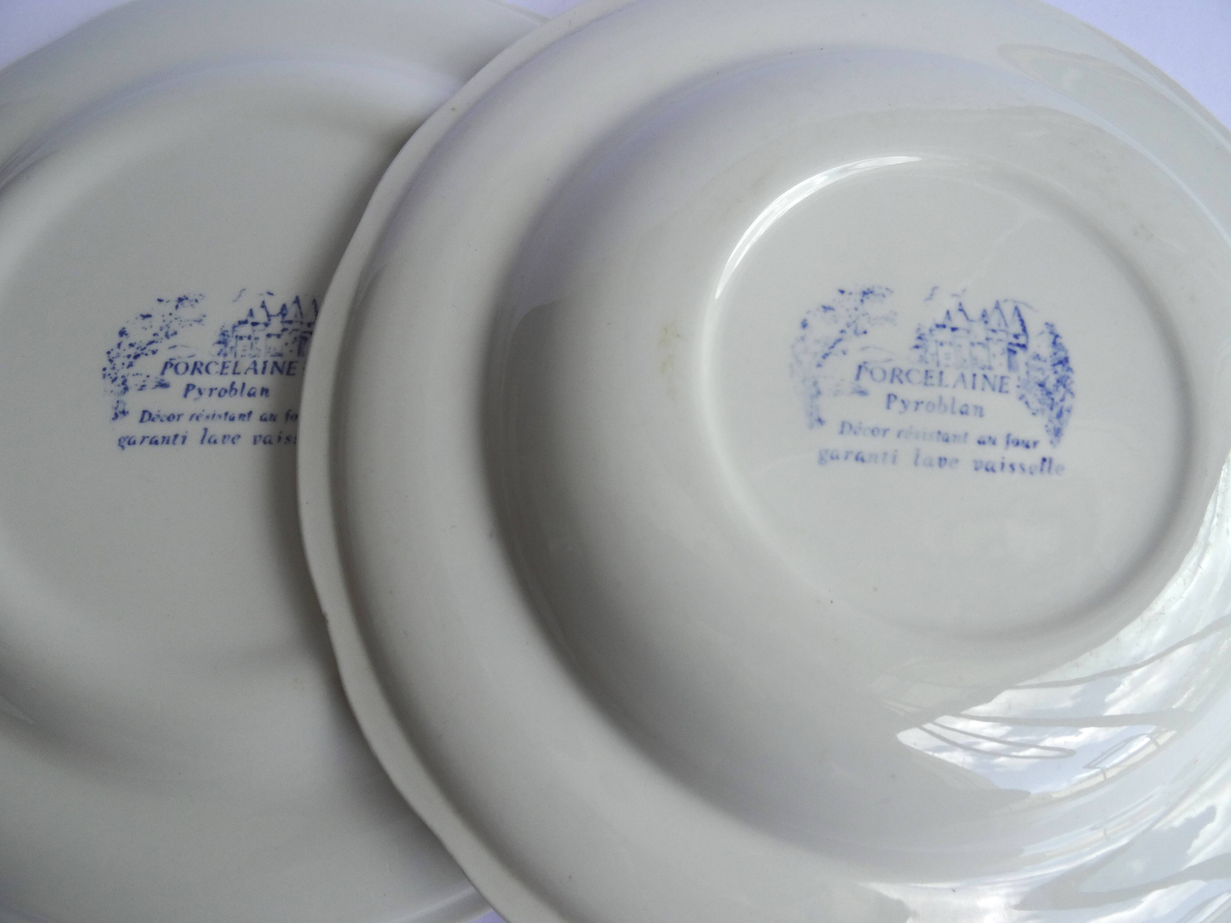 2 BP porcelain advertising plates