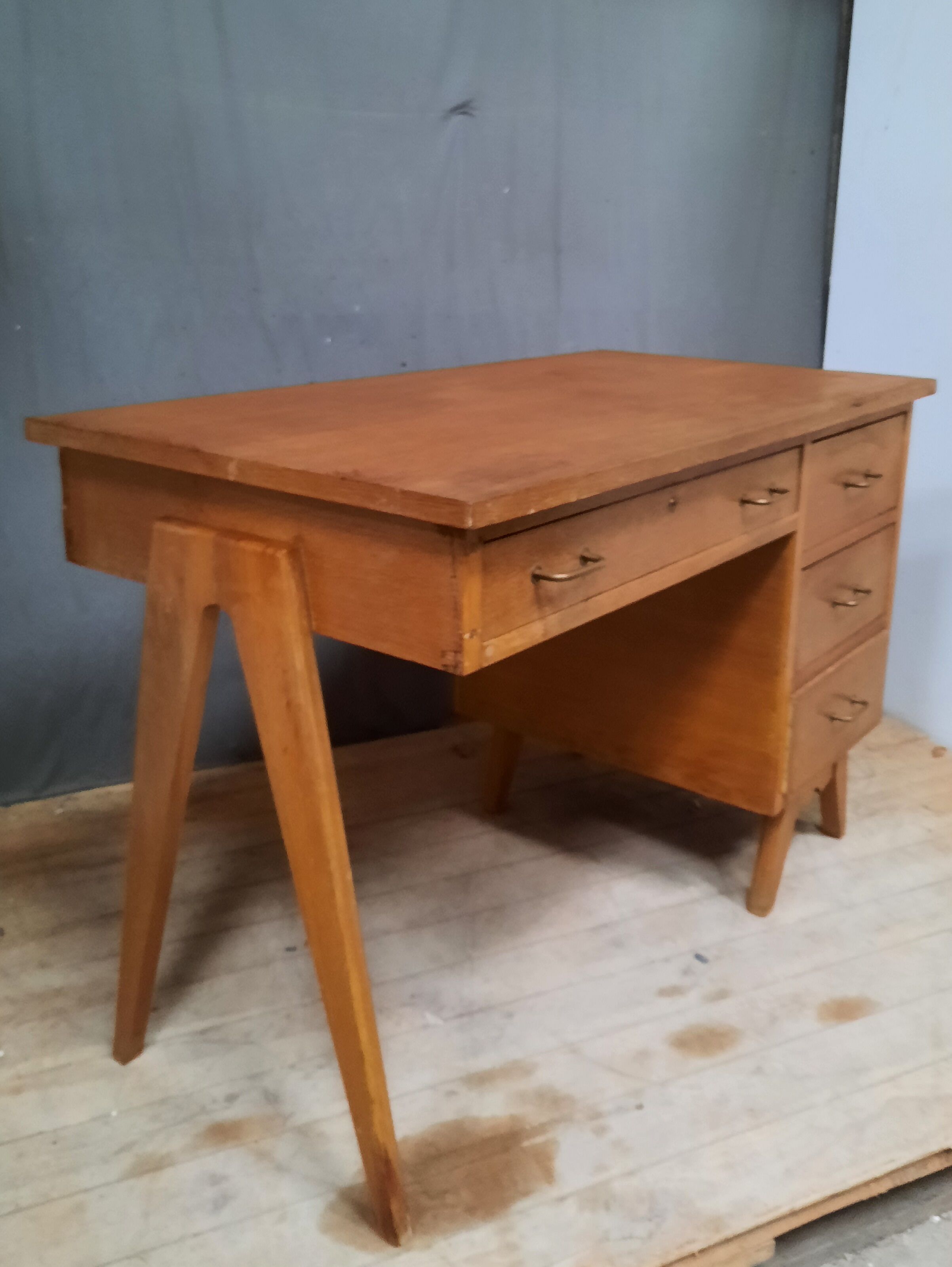 Vintage oak desk