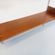 Wall shelf library with vintage ARP Minvielle secretary bar