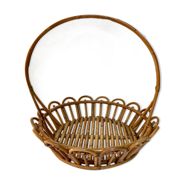 Panier corbeille en rotin