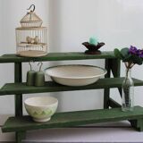 Wooden flower display stand