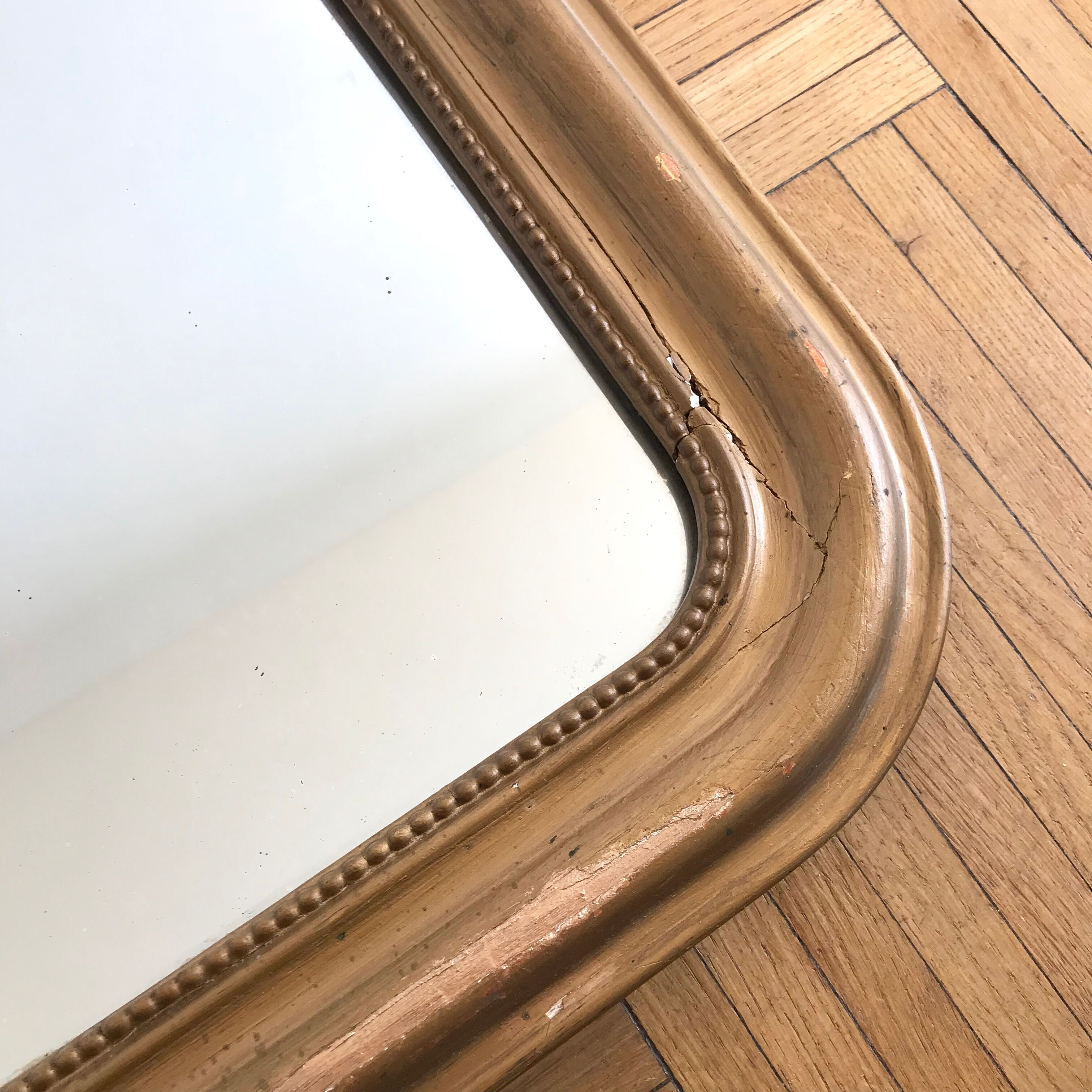 Louis Philippe golden mirror 78x60cm