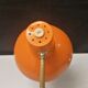 Lampe de bureau vintage - métal laqué orange - 1970