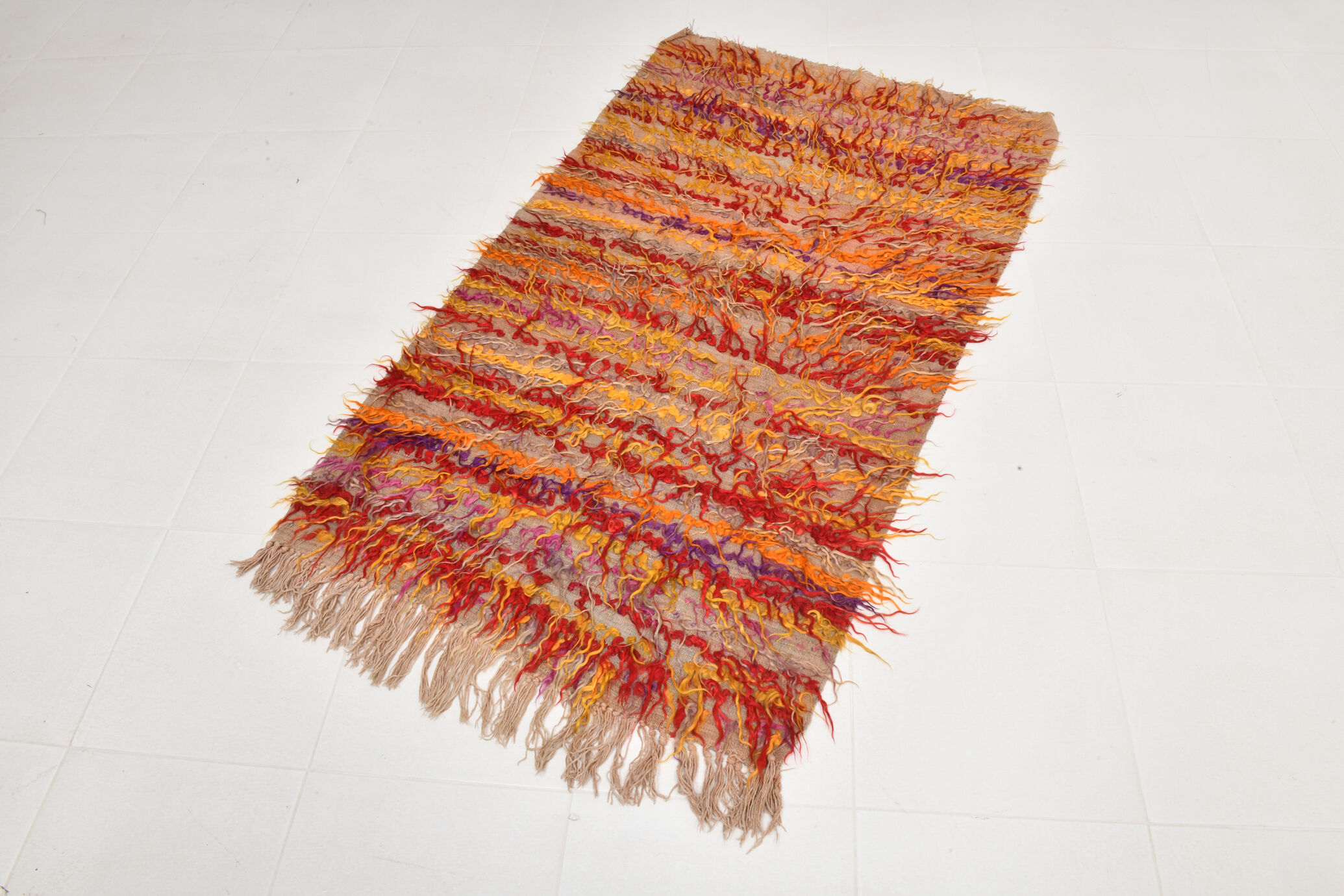 3x6 tulu filikli wool vintage kilim rug,110x175cm