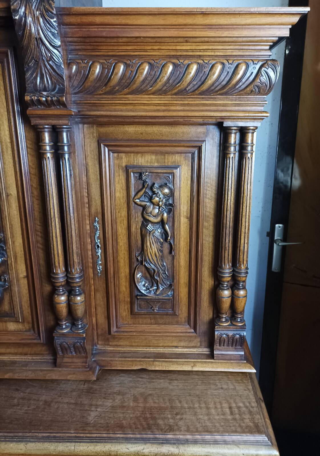 19th Century Walnut Renaissance Buffet
