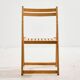 Foldable beech chair