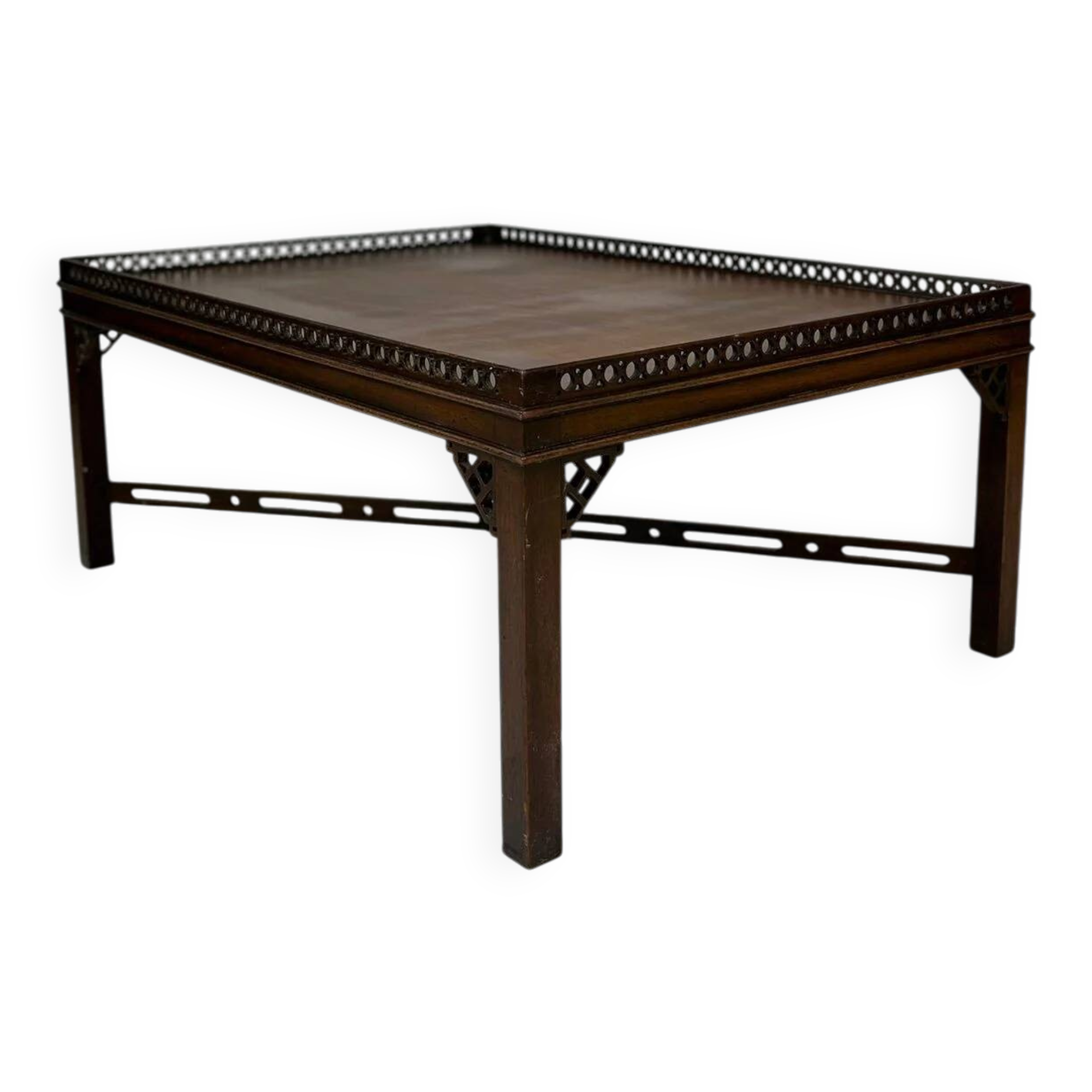 Mahogany Chinese cocktail table