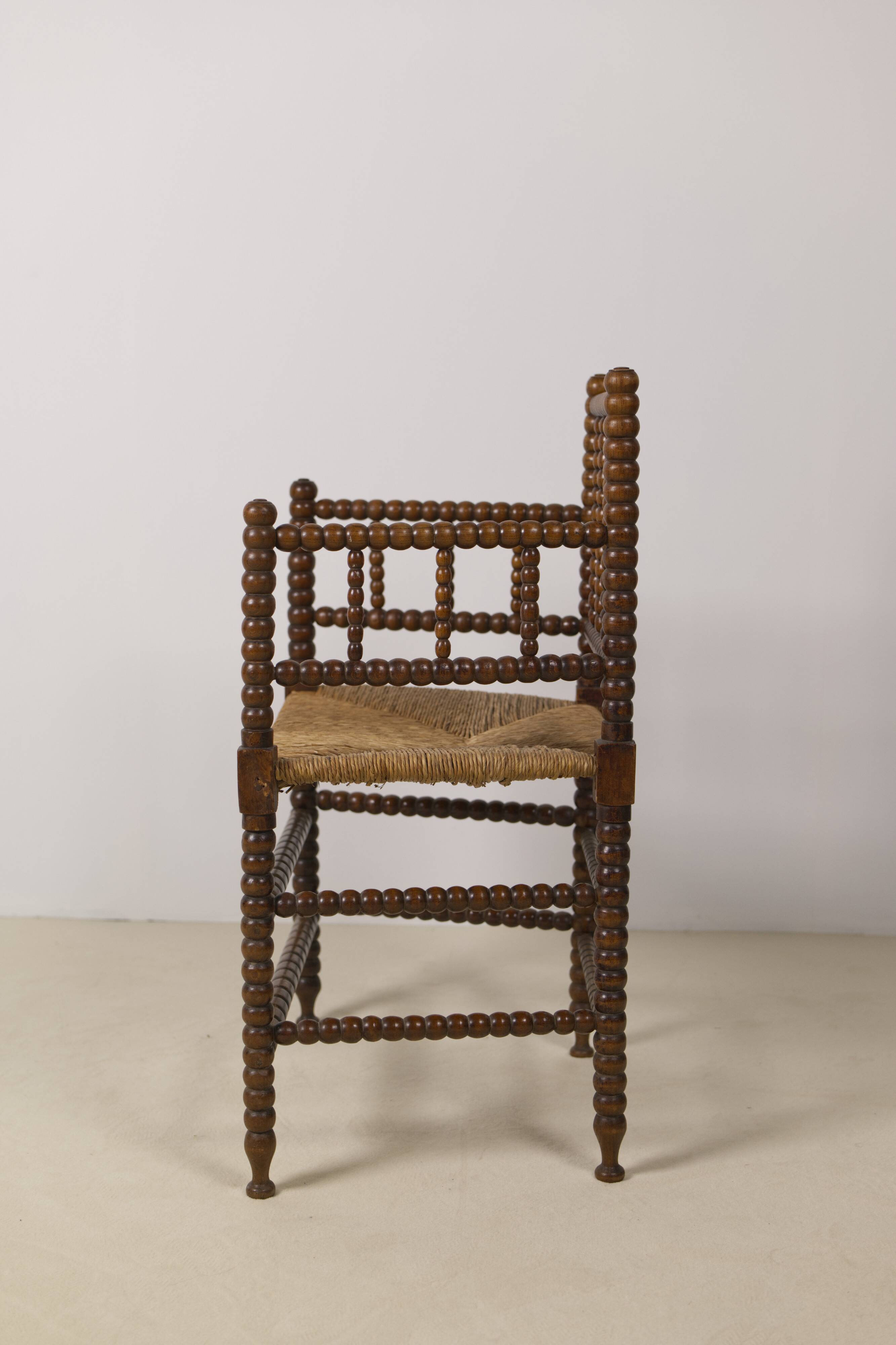 Chaise à bobines vintage