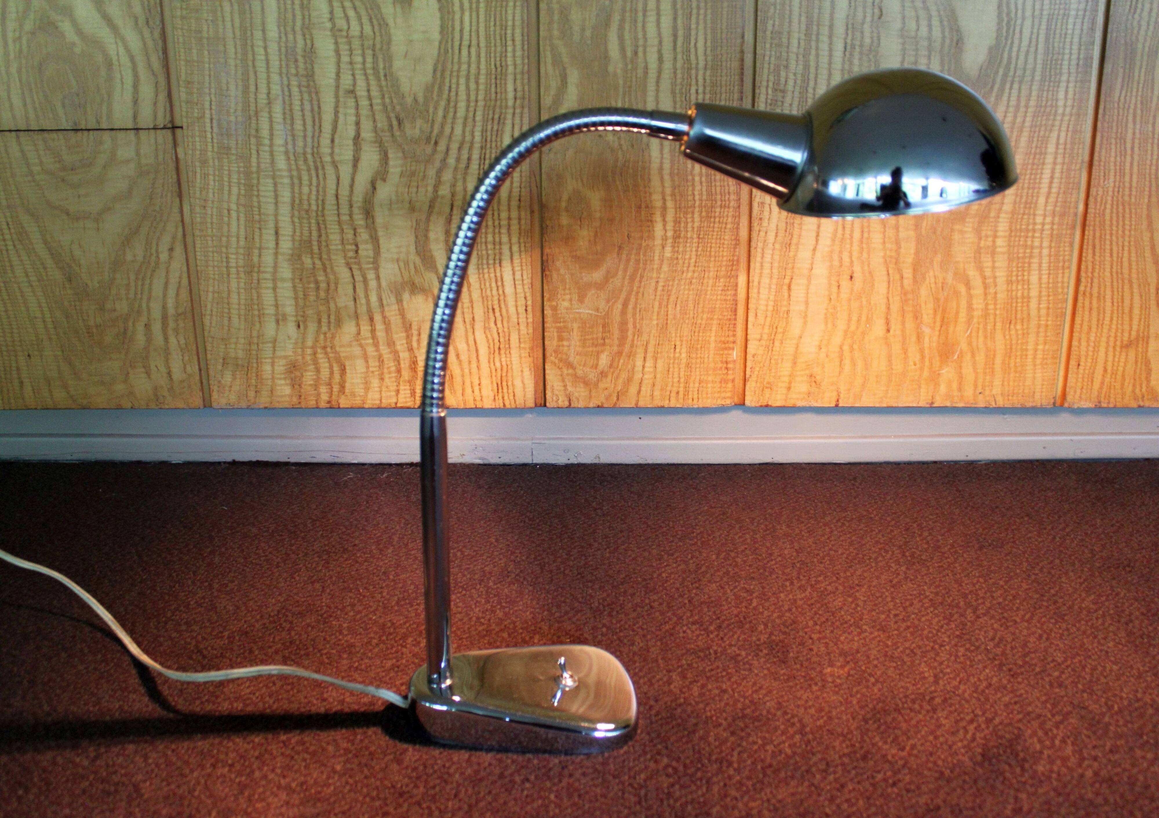 Chrome desk lamp, 50's.