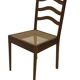 Vintage Teak Chair with Webbing - 1970s Design