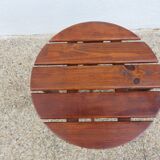Swedish pine stool, 60s-70s